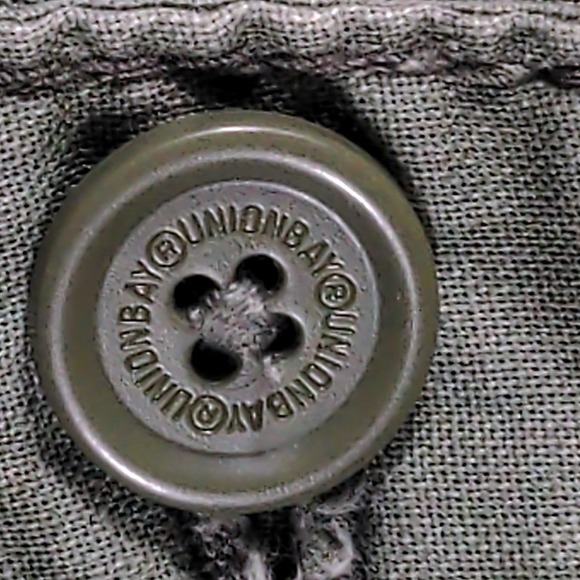 Unionbay Womens 7 Cargo Shorts Cotton Olive Green Longline Utility Y2K Gorpcore - Picture 8 of 9